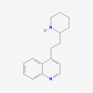 molecular formula C16H20N2 B8352693 4-[2-(2-Piperidyl)-ethyl]-quinoline 