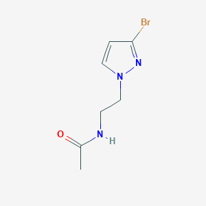 molecular formula C7H10BrN3O B8352788 N-(2-(3-bromo-1H-pyrazol-1-yl)ethyl)acetamide 
