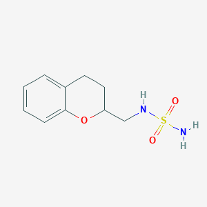 molecular formula C10H14N2O3S B8352816 Sulfamic acid chroman-2-ylmethyl amine 