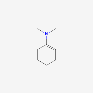 molecular formula C8H15N B8352833 N,N-Dimethyl-1-cyclohexan-1-amine CAS No. 13815-46-8