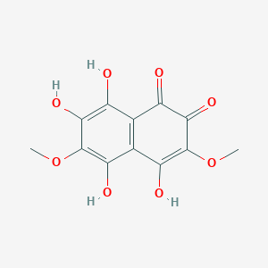 B083529 4,5,7,8-Tetrahydroxy-3,6-dimethoxynaphthalene-1,2-dione CAS No. 14090-99-4
