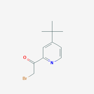 molecular formula C11H14BrNO B8352961 2-Bromoacetyl-4-tert-butylpyridine 
