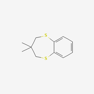 molecular formula C11H14S2 B8353031 3,4-dihydro-3,3-dimethyl-2H-1,5-benzodithiepine 