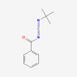 molecular formula C12H14N2O B8353056 N-Benzoyl-N'-(t-butyl)carbodiimide 