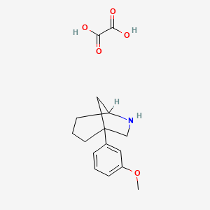 (+-)-1-(3-Methoxyphenyl)-6-azabicyclo(3.2.1)octane