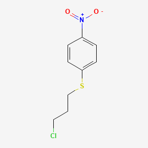 molecular formula C9H10ClNO2S B8353093 1-[(3-Chloropropyl)thio]-4-nitrobenzene 