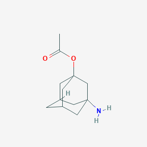 molecular formula C12H19NO2 B8353183 1-Acetyloxy-3-aminoadamantane 