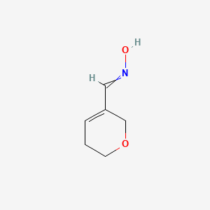 molecular formula C6H9NO2 B8353224 N-[(5,6-Dihydro-2H-pyran-3-yl)methylidene]hydroxylamine CAS No. 71365-12-3