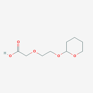 molecular formula C9H16O5 B8353248 [2-(tetrahydro-2H-pyran-2-yloxy)ethoxy]acetic acid 
