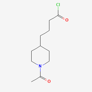 4-(1-Acetyl-4-piperidinyl)butyryl chloride