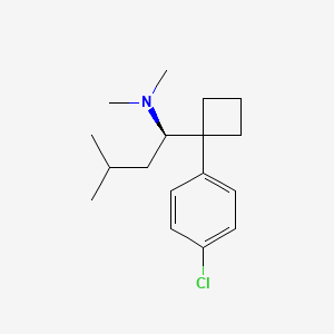 molecular formula C17H26ClN B8353329 (+)-Sibutramine CAS No. 154752-44-0