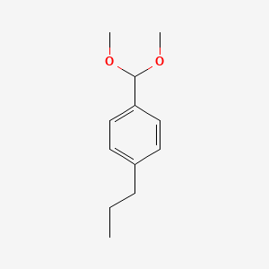 molecular formula C12H18O2 B8353614 1-Dimethoxymethyl-4-propyl-benzene 