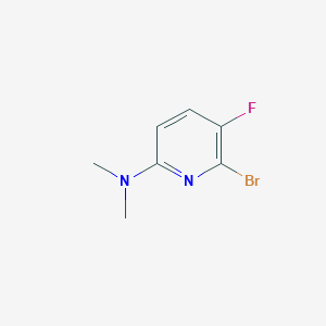 molecular formula C7H8BrFN2 B8353651 (6-Bromo-5-fluoro-pyridin-2-yl)-dimethyl-amine 