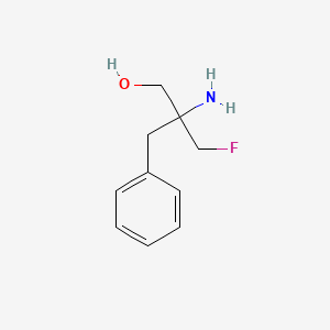 molecular formula C10H14FNO B8353775 2-Amino-2-(fluoromethyl)-3-phenylpropan-1-ol 