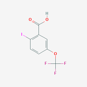 molecular formula C8H4F3IO3 B8353780 2-Iodo-5-(trifluoromethoxy)benzoic acid CAS No. 874880-57-6