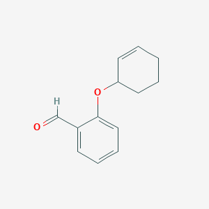 molecular formula C13H14O2 B8353787 3-(2-Formylphenoxy)cyclohexene 