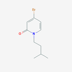 molecular formula C10H14BrNO B8353919 4-Bromo-1-isopentylpyridin-2(1H)-one 