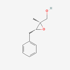 molecular formula C11H14O2 B8353928 (2R,3R)-2-Methyl-3-phenylmethyloxiranemethanol 