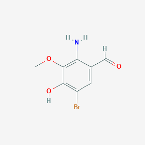 2-Amino-5-bromo-4-hydroxy-3-methoxybenzaldehyde