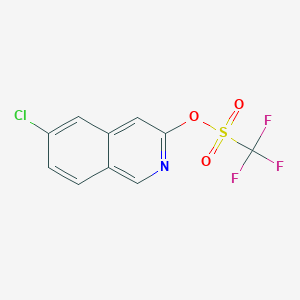 (6-chloroisoquinolin-3-yl) trifluoromethanesulfonate