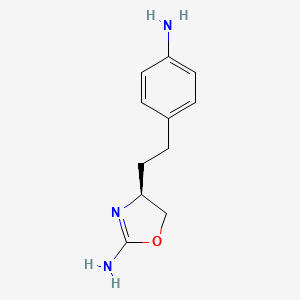 (S)-4-[2-(4-amino-phenyl)-ethyl]-4,5-dihydro-oxazol-2-ylamine