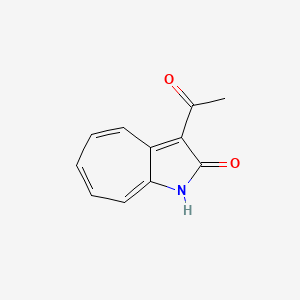 3-Acetyl-1,2-dihydrocyclohepta[b]pyrrol-2-one