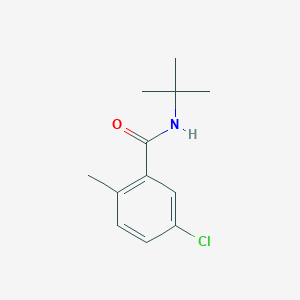 molecular formula C12H16ClNO B8354252 N-tert-butyl-5-chloro-2-methyl-benzamide 