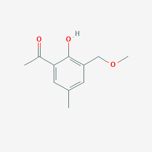 molecular formula C11H14O3 B8354270 2'-Hydroxy-5'-methyl-3'-methoxymethylacetophenone 