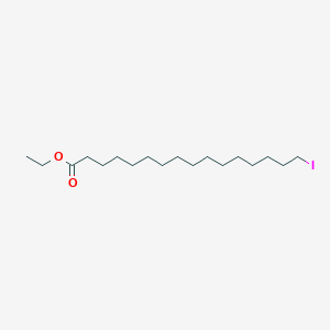 molecular formula C18H35IO2 B8354336 Ethyl 16-iodohexadecanoate 