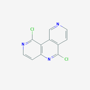 molecular formula C11H5Cl2N3 B8354470 1,6-Dichloropyrido[4,3-c]-1,6-naphthyridine 