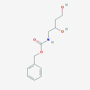 molecular formula C12H17NO4 B8354550 Benzyl (2,4-dihydroxybutyl)carbamate 