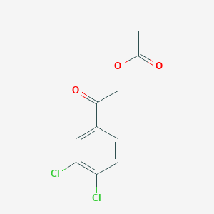 B8354641 3,4-Dichlorophenacyl acetate CAS No. 65143-38-6