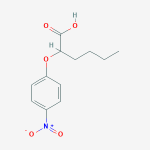 molecular formula C12H15NO5 B8354672 p-Nitrophenoxyhexanoic acid 