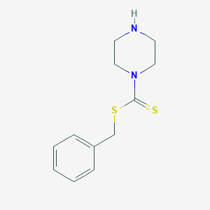 molecular formula C12H16N2S2 B8354682 Benzyl 1-piperazinecarbodithioate 