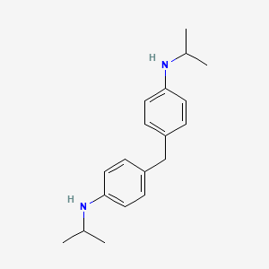 molecular formula C19H26N2 B8354689 N,N'-diisopropyl-4,4'-methylenebis(benzeneamine) CAS No. 6729-05-1