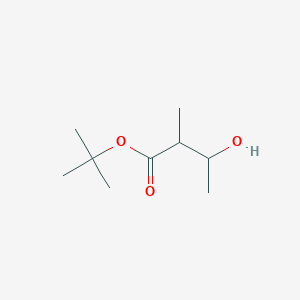 molecular formula C9H18O3 B8354789 t-Butyl 2-methyl-3hydroxybutanoate 