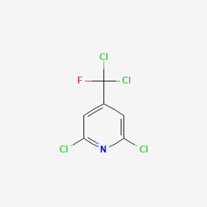 molecular formula C6H2Cl4FN B8354814 2,6-Dichloro-4-(dichlorofluoromethyl)pyridine 