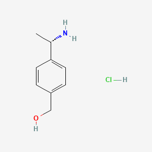 (S)-(4-(1-aminoethyl)phenyl)methanol hydrochloride