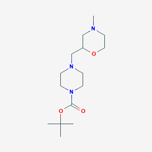 Tert-butyl 4-(4-methylmorpholin-2-ylmethyl)piperazine-1-carboxylate