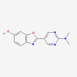 2-[2-(Dimethylamino)pyrimidin-5-yl]-1,3-benzoxazol-6-ol