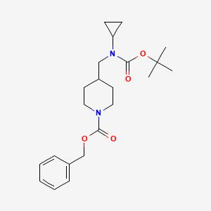 4-[(tert-Butoxycarbonyl-cyclopropyl-amino)-methyl]-piperidine-1-carboxylic Acid Benzyl Ester