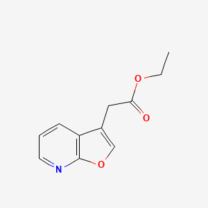 Furo[2,3-b]pyridin-3-yl-acetic acid ethyl ester