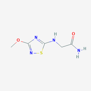 2-(3-Methoxy-[1,2,4]thiadiazol-5-ylamino)-acetamide