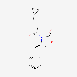 molecular formula C16H19NO3 B8355376 (S)-4-Benzyl-3-(3-cyclopropyl-propionyl)-oxazolidin-2-one 