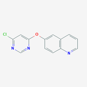 6-Chloro-4-(quinolin-6-yloxy)-pyrimidine