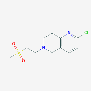 2-Chloro-6-(2-(methylsulfonyl)ethyl)-5,6,7,8-tetrahydro-1,6-naphthyridine