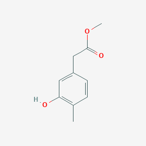 molecular formula C10H12O3 B8355401 Methyl (3-hydroxy-4-methylphenyl)acetate 