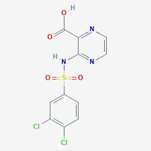 3-(3,4-Dichloro-benzenesulfonylamino)-pyrazine-2-carboxylic acid