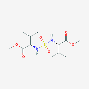 molecular formula C12H24N2O6S B8355537 N,N'-Sulfonyl Bis-L-valine Dimethyl Ester 
