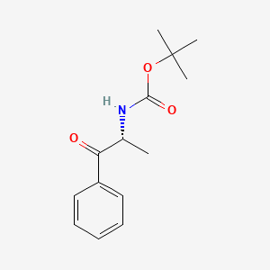 (R)-t-butyl[1-phenyl-1-oxopropan-2-yl]carbamate